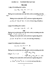 Chương III Phương trình sai phân - Tài liệu tổng hợp