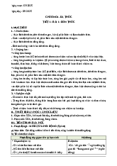 kế haochj dạy học chương 1 toán 8 kết nối tri thức