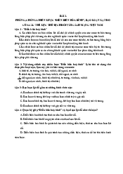 Bài trắc nghiệm - Giáo Dục Quốc Phòng-An Ninh | Đại học Công nghiệp Thực phẩm Thành phố HCM