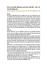 Dàn ý cho đề: Bếp lửa sưởi ấm một đời - bàn về bài thơ Bếp lửa