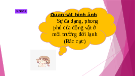 Giáo án điện tử Khoa học tự nhiên 6 bài 31 Chân trời sáng tạo : Động vật