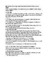 Đề cương môn Kỹ năng giao tiếp - Trường Đại học lao động -  xã hội.