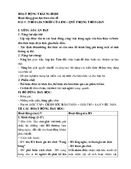 Chủ đề: Nếp sống đẹp - Tuần 5 | Hoạt động trải nghiệm 3 | Kết nối tri thức