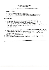 Đề giữa kì 1 năm 2020 - Vật lý đại cương 2 | Trường Đại học Công nghệ, Đại học Quốc gia Hà Nội