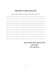 Báo cáo Cuối Kỳ Môn Nguyên Lý Marketing | Nguyên Lý Marketing | Đại học Tôn Đức Thắng