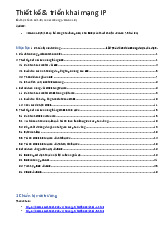 Thực Hành 2 Định Tuyến Động | Môn Thiết kế và triển khai mạng IP - Đại học Bách Khoa Hà Nội