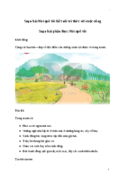 Soạn bài: Núi quê tôi Tiếng Việt 3 | Kết nối tri thức