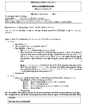 Đề cương môn Lập trình mạng máy tính- Trường Đại học bách khoa - Đại học đà nẵng.