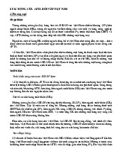 Tác Động Của AFTA Đến Thương Mại Việt Nam | Môn Thương mại quốc tế - Đại học Kinh Tế Quốc Dân