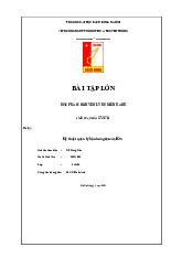 Bài tập lớn Quản lý bộ nhớ ngoài và hệ thống tệp iOS môn Hệ điều hành | Trường Đại học Bách Khoa Hà Nội