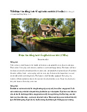 Viết đoạn văn tiếng Anh về ngôi nhà mơ ước (31 mẫu) - Tiếng anh 7