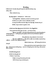 Routing Concepts and Protocols - Network Configuration 101 | Môn Applied Machine Learning - Đại học Sư phạm Kỹ thuật Thành phố Hồ Chí Minh