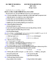 Đề thi thử tốt nghiệp THPT 2025 môn Vật lí bám sát đề minh họa - Đề 24