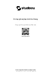 Ôn tập lập trình hệ thống | Đại học Điện lực