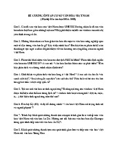 Đề cương ôn tập môn Cơ sở văn hóa Việt Nam | Học viện Phụ nữ Việt Nam