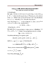 Bài tập toán cao cấp - Chuyên đề Toán  | Đại học Sư Phạm Hà Nội