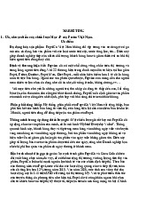 Analyzing PepsiCo's 4P Strategies in Vietnam | Nguyên Lý Marketing | Đại học Tôn Đức Thắng