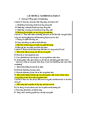 Câu hỏi trắc nghiệm - Quản trị marketing | Trường đại học Lao động - Xã hội