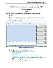 Hướng dẫn sử dụng MARS – chương trình mô phỏng hợp ngữ (assembly) MIPS | Trường Đại học công nghệ thông tin, Đại học Quốc gia thành phố Hồ Chí Minh