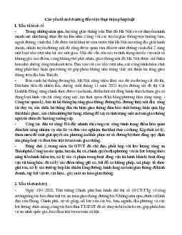 Các yếu tố ảnh hưởng đến việc thực hiện pháp luật học phần Xã hội học pháp luật