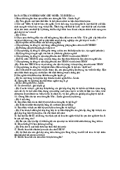 Đáp án trắc nghiệm môn Chủ nghĩa xã hội khoa học | Trường Đại học Mở Hà Nội