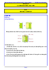 Các dạng bài tập một số hình khối trong thực tiễn Toán 9 KNTTVCS