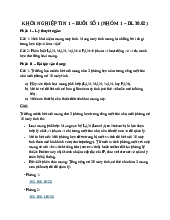 TÀI LIỆU SƯU TẦM. KHỞI NGHIỆP TIN 1