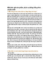 Mẫu báo giá sản phẩm, dịch vụ bằng tiếng Anh chuẩn nhất