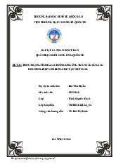 Thực Trang Tham Gia Chuỗi Cung Ứng Toàn Cầu Của Các Doanh Nghiệp Chế Biến, Chế Tạo Việt Nam | Môn Quản trị chuỗi cung ứng quốc tế - Đại học Kinh Tế Quốc Dân