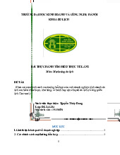 Khảo sát các chính sách marketing hỗn hợp của một doanh nghiệp kinh doanh du lịch có thể là khách sạn, nhà hàng, lữ hành hay vận chuyển du lịch môn Marketing du lịch   | Trường đại học kinh doanh và công nghệ Hà Nội