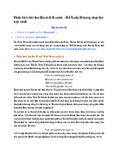 Phân tích bài thơ Bánh trôi nước - Hồ Xuân Hương chọn lọc hay nhất