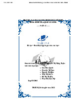 Bài Báo Cáo: Dinh Độc Lập Từ Góc Nhìn Văn Hóa môn Lịch sử Đảng| Trường Đại học mở Thành phố Hồ Chí Minh