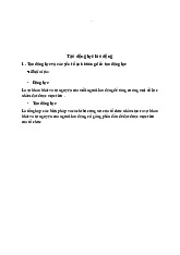 Tạo động lực lao động - Quản trị nhân lực môn Quản trị nhân lực  | Học viện Nông nghiệp Việt Nam