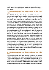 Viết đoạn văn ngắn giới thiệu về ngôi đền Ăng-co Thom