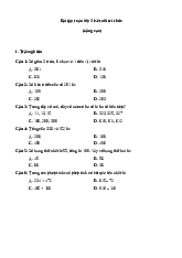 Bài tập Toán lớp 3 Kết nối tri thức (nâng cao)