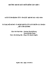 Báo cáo nghiên cứu văn học trung đại Việt Nam - Tài liệu tổng hợp