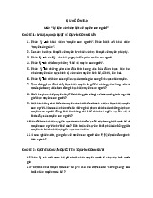 Tài liệu bộ câu hỏi Lý luận và pháp luật về quyền con người | Trường Đại học Luật, Đại học Quốc gia Hà Nội