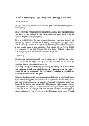 Nội dung Chủ đề 3 môn lịch sử Đảng:  Luận cương chính trị tháng 10 năm 1930 | Lịch sử đảng | Đại học Bách Khoa Hà Nội