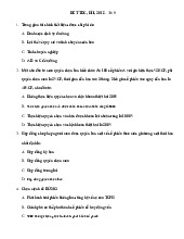 Đề 2018 2019 - Môn Thị trường và các định chế tài chính - Đại Học Kinh Tế - Đại học Đà Nẵng