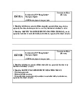 Đề thi môn truyền động điện –Trường Đại học bách khoa – đại học Đà Nẵng
