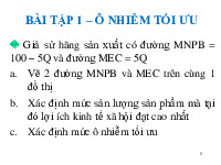 Bài tập Kinh tế môi trường | Trường Đại học Khoa học Xã hội và Nhân văn, Đại học Quốc gia Thành phố Hồ Chí Minh