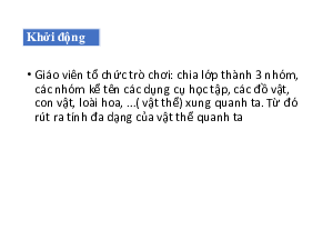Bài 9 - Sự đa dạng của chất | Bài giảng PowerPoint Khoa học tự nhiên 6 | Kết nối tri thức