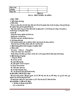 Giáo án học kỳ II môn sinh học 12