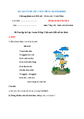 Bộ đề ôn tập hè lớp 3 lên lớp 4 năm 2025 môn Tiếng Việt (3 bộ sách mới)