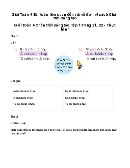 Giải Toán lớp 4 Bài 5: Em làm được những gì? | chân trời sáng tạo