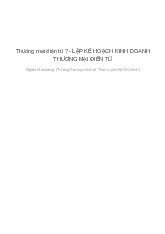 Đề cương môn thương mại điện tử - trường đại học kinh tế- tài chính thành phố Hồ chí minh