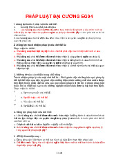 Đáp án trắc nghiệm  môn Pháp luật đại cương | Trường đại học Mở Hà Nội