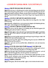 Câu hỏi ôn tập Môn Vật lý kỹ thuật 2 | Đại học Xây Dựng Hà Nội