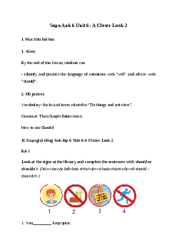 Giải Tiếng Anh 6 Unit 6: A Closer Look 2 | Global Success