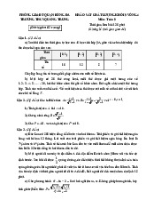 Đề khảo sát Toán 9 vòng 4 năm 2024 – 2025 trường THCS Quang Trung – Hà Nội